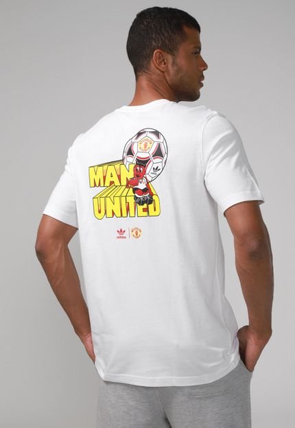 Camiseta adidas Originals Manchester United Football Club Branca - Marca adidas Originals