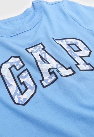 Camiseta GAP Logo Azul