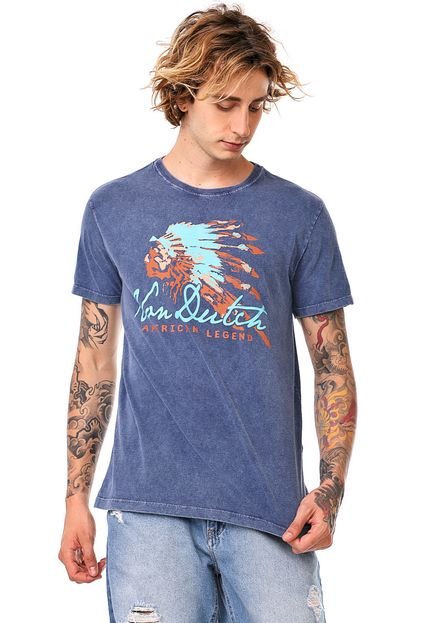 Camiseta Von Dutch Legend Azul - Marca Von Dutch 