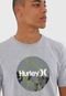 Camiseta Hurley Deep Flower Cinza - Marca Hurley