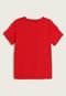 Camiseta Infantil Fakini Homem Aranha Com Máscara Vermelha - Marca Fakini
