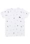 Camiseta Acostamento Menino Liso Branca - Marca Acostamento
