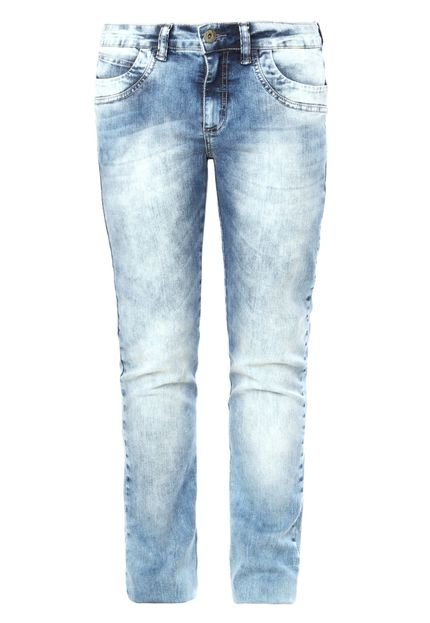 Calça Jeans Triton Straight Reta Estonada Urban Azul - Marca Triton