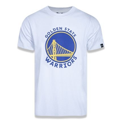 Camiseta New Era Regular Golden State Warriors Branco - Marca New Era