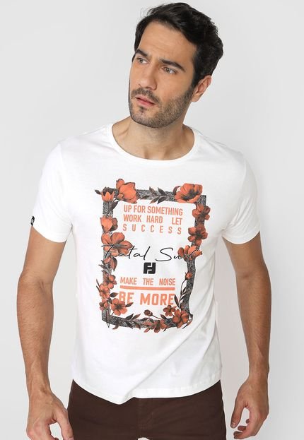 Camiseta Fatal Estampada Branca - Marca Fatal