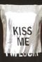 Blusa KIRA Kiss Me I'm Luck Preta - Marca KIRA