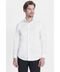 Camisa Aramis Manga Longa Social Super Slim em Sarja Branco - Marca Aramis