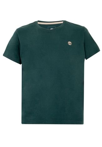 Camiseta Timberland Basic Logo Verde