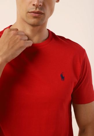 Camiseta Polo Ralph Lauren Logo Vermelha