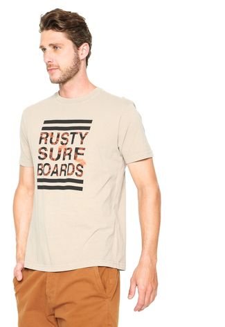 Camiseta Rusty Line Bege