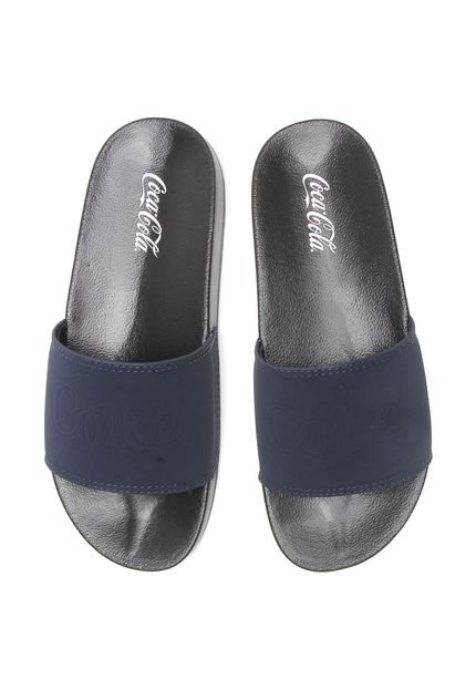 Chinelo Slide Coca Cola Shoes Clean Azul - Marca Coca Cola