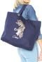 Bolsa Tote Colcci Tigre Azul - Marca Colcci