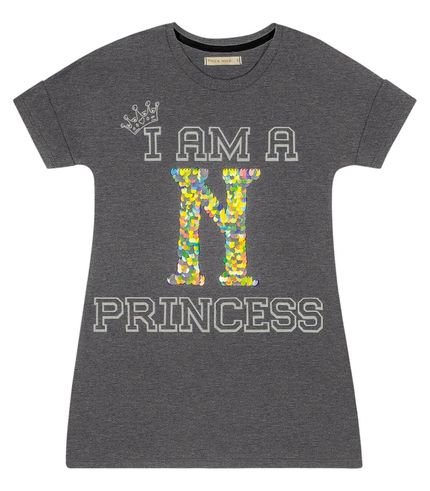 Vestido Infantil Princess Trick Nick Cinza - Marca Trick Nick