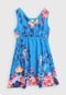 Vestido NANAI BY KYLY Infantil Floral Azul - Marca NANAI BY KYLY