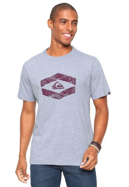 Camiseta Quiksilver Texture Cinza - Marca Quiksilver