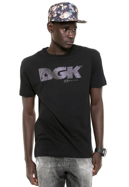 Camiseta DGK In Motion Tee Preta - Marca DGK