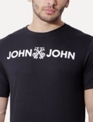 Camiseta John John Masculina JJ Logo Preta - Marca John John