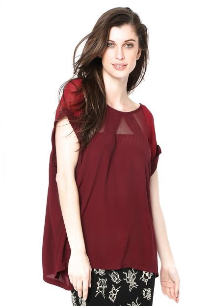 Blusa Colcci Loose Telly Vinho - Marca Colcci