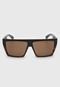 Óculos de Sol Evoke Quadrado Marrom - Marca Evoke