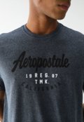 Camiseta Aeropostale Reta Estampada Azul-Marinho - Marca Aeropostale