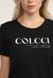 Camiseta Colcci Lettering Preta - Marca Colcci