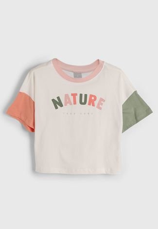 Blusa Infantil Hering Kids Nature Off-White