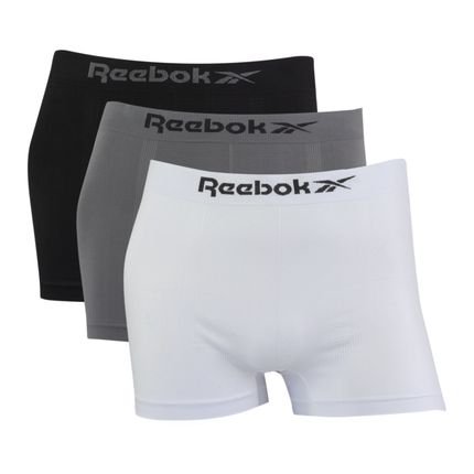 Kit 3 Cuecas Reebok Boxer Classic Microfibra Sortido  Colorido - Marca Reebok