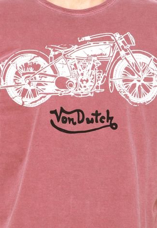 Camiseta Von Dutch Signature Vinho