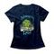 Camiseta Feminina Adventure Land - Azul Marinho - Marca Studio Geek 