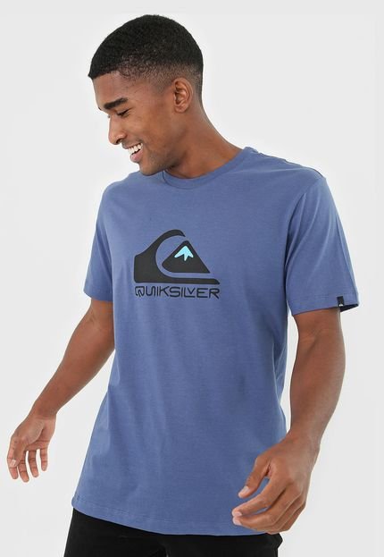 Camiseta Quiksilver Square Me Up Azul - Marca Quiksilver