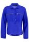 Camisa FiveBlu Zíper Azul - Marca FiveBlu