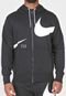 Blusa de Moletom Aberta Nike Sportswear Swoosh Fz Ft Hoodie Preto - Marca Nike Sportswear