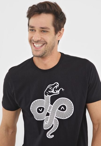 Camiseta RVCA Serpent Preta - Marca RVCA