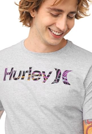 Camiseta Hurley O&O Florest Cinza