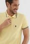 Camisa Polo Wear Reta Frisos Amarela - Marca Polo Wear