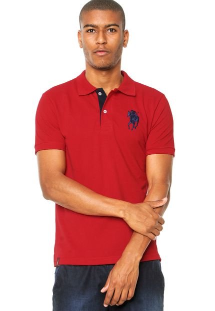 Camisa Polo STN Logo Vermelha - Marca STN