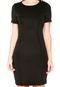 Vestido Ellus Curto Slim Preto - Marca Ellus