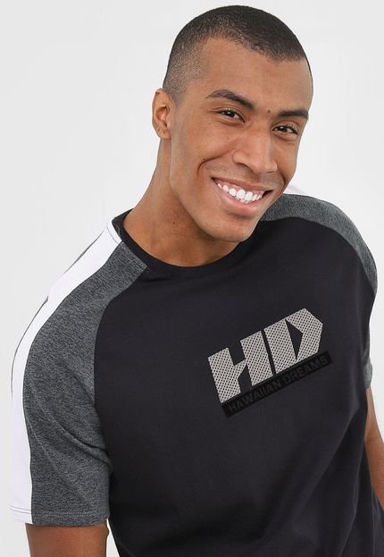 Camiseta HD Hawaiian Breams Preta - Marca HD
