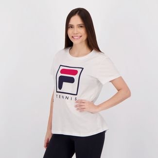 Camiseta Fila Soft Urban Feminina Branca Logo
