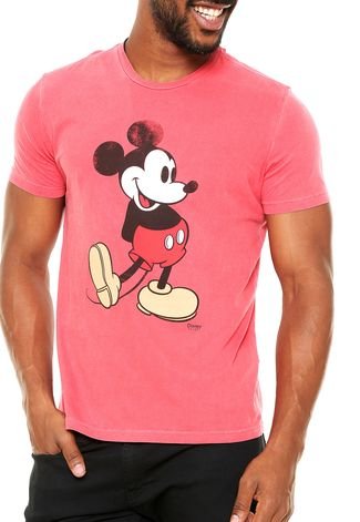 Camiseta Ellus Mickey Vermelha
