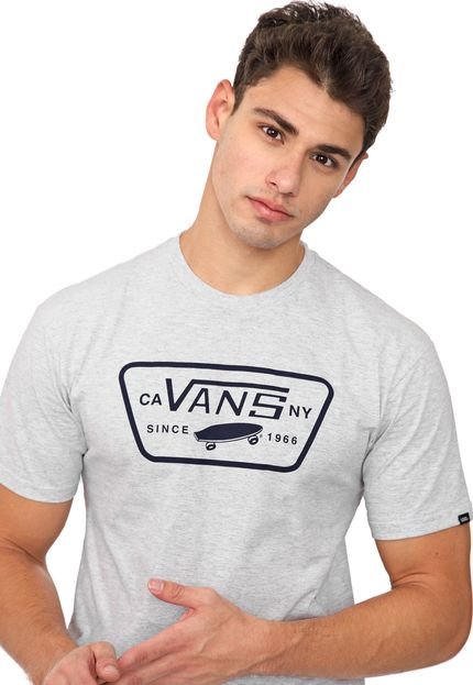 Camiseta Vans Full Patch Cinza - Marca Vans