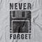 Camiseta Feminina Never Forget - Mescla Cinza - Marca Studio Geek 