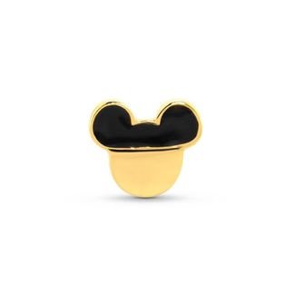 Pingente Life Olho Mickey Disney Banho Ouro Amarelo Esmaltado