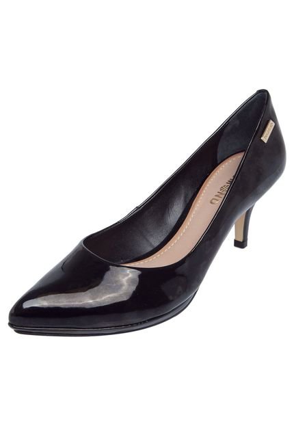 Scarpin Dumond Meia Pata Preto - Marca Dumond