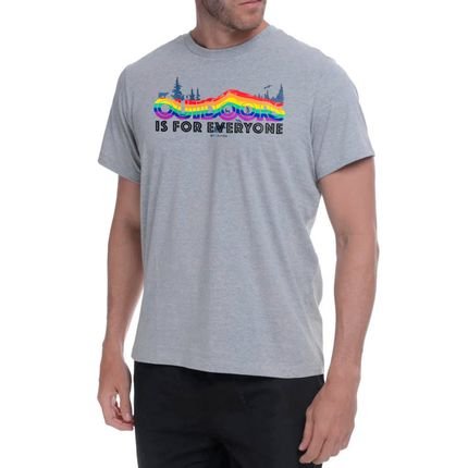 Camiseta Columbia All For Outdoor Pride Cinza Masculino - Marca Columbia
