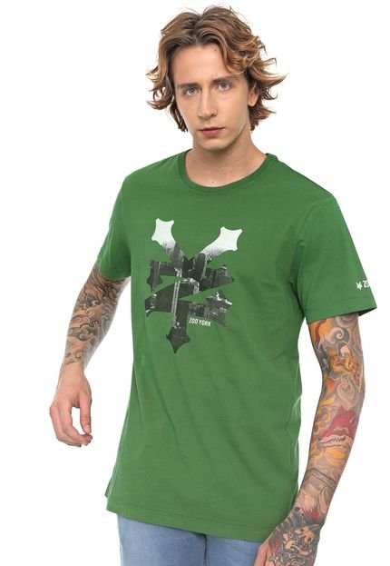 Camiseta Zoo York Cracker Scenic Verde - Marca Zoo York