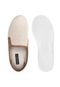 Slip On FiveBlu Fio Metalizado Dourado - Marca FiveBlu