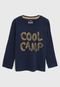 Camiseta PUC Infantil Cool Camp Azul-Marinho - Marca PUC