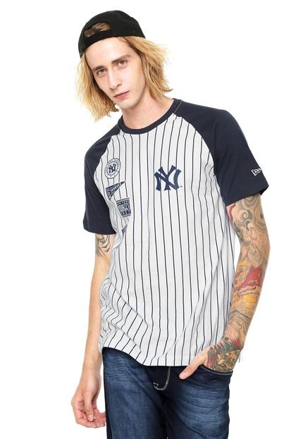 Camiseta New Era Team Yankees Branca - Marca New Era