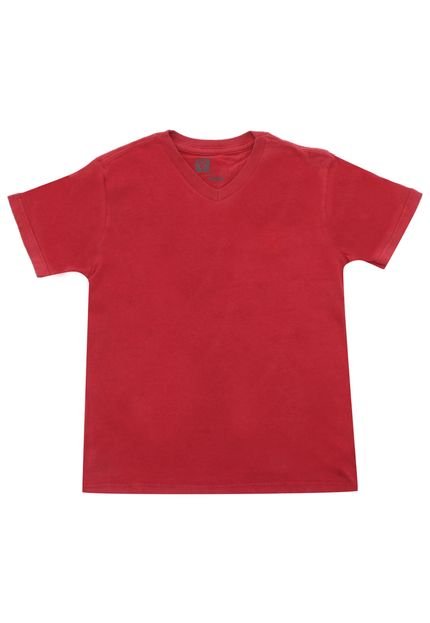 Camiseta VR KIDS Menino Liso Vermelha - Marca VRK KIDS